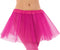 Dames verkleed rokje/tutu - tule stof met elastiek - fuchsia roze - one size model - van 4 tot 12 jaar