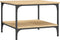 vidaXL - Salontafel - 55x55x40 - cm - bewerkt - hout - sonoma - eikenkleurig