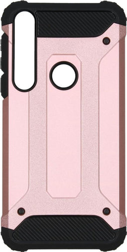 iMoshion Hoesje Geschikt voor Motorola One Macro Hoesje - iMoshion Rugged Xtreme Backcover - Rosé