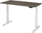Ergonomisch elektrische verstelbaar zit/sta bureau Teez breed 180CM diep 80CM bladkleur Havanna framekleur Antraciet (Ral 7016)