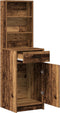 vidaXL - Hoge - kast - in - oud - hout - 40x41x135 - cm