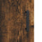 vidaXL - Dressoir - 90x34x80 - cm - bewerkt - hout - gerookt - eikenkleurig