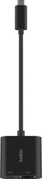 Belkin INC019BTBK - USB-C naar Ethernet Adapter - Gigabit Ethernet 100W Power Delivery