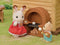 Sylvanian Families 5451 Blokhut aan het meer- te combineren met 5450 Boomhut( stapelen)