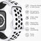 imoshion Sport⁺ bandje - Geschikt voor Apple Watch 1, 2, 3, 4, 5, 6, 7, 8, 9, 10 (42 mm), SE - 38/40/41 mm - Wit - M/L