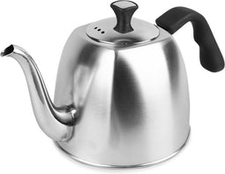 Feel-Maestro - Waterkoker | Theepot met Deksel en Zeef 1,1L | Roestvrij Staal Thee Waterkoker