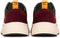 POSH by Poelman CAROCEL - Dames sneakers - Vetersluiting - Bordeaux/oranje combinatie