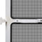 vidaXL - Hordeur - met - scharnieren - 100x215 - cm - antraciet