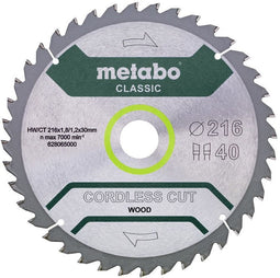 Metabo 628093000 - Cirkelzaagblad - 254 x 2,4 mm - 80 tanden - HW/CTA (1 stuk)