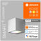 LEDVANCE Slim tuinarmatuur LED: voor muur, SMART+ BRICK MULTICOLOR / 14 W, 22-…24- V, Warm White, 3- K, body materiaal: aluminum/steel, IP44
