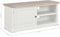 vidaXL - Tv-meubel - 90x30x40 - cm - hout - wit