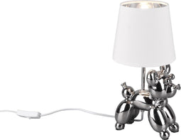 REALITY BELLO - Tafellamp - E14 3,5W - Zilver