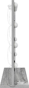 vidaXL - Make-upspiegel - met - LED-verlichting - Grijs - Sonoma - 60x55x18 - cm
