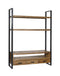 Livingfurn - TV Meubel TV- Nairobi High 150 cm - Mangohout / Gecoat Staal