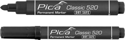 Pica Permanentmarker | zwart | streepbreedte 1-4 mm | ronde punt | 10 stuks - 520/46 - 520/46