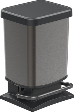 Rotho Paso pedaalemmer - prullenbak 20L - BPA vrij - grafiet