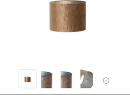 Light & Living Kap cilinder 25-25-18 cm FLAIR koper