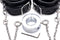 XR - MASTERSERIES - ANKLE CUFFS W/ TESTICLES STRANGULATOR RING