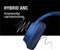 Fresh 'n Rebel Clam Fuse - Draadloze Over-Ear Koptelefoon - ANC en Ambient Sound Mode - Blauw