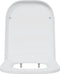 vidaXL - Snelle - Afneembare - Toiletbril - met - Zachte - Sluiting - Duroplast - Wit