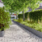 vidaXL - Gazonranden - 10 - st - 25x103 - cm - koudgewalst - staal - antraciet
