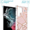 iMoshion Hoesje Geschikt voor Samsung Galaxy S23 Ultra Hoesje Met Koord - iMoshion Design Hoesje met Koord - Roze / Pink Graphic