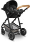 Lionelo Amber - 3in1 Kinderwagen - Reiswieg Buggy Autostoel - ADAC getest - Geveerde luchtbanden - Steen Grijs