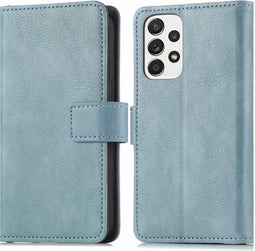 iMoshion Hoesje Geschikt voor Samsung Galaxy A53 Hoesje Met Pasjeshouder - iMoshion Luxe Bookcase - Lichtblauw