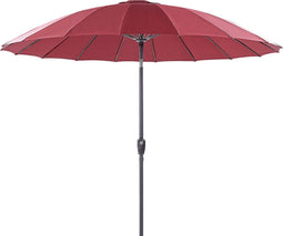 Beliani BAIA - Parasol - Rood - Kunststof