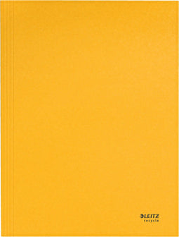 Leitz Recycle Kartonnen 3-Klepsmap A4 - 100% Gerecycled Karton - Geel