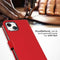 Selencia iPhone 15 - Echt Lederen Bookcase - 3 Pashouders - Rood