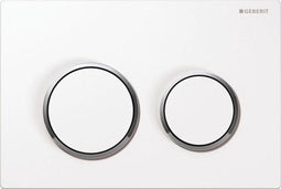 Geberit Omega20 - Bedieningspaneel closet - Mechanisch - Wit