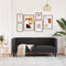 vidaXL - Tweezitsbank - Chesterfield-stijl - kunstleer - zwart