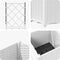 vidaXL - Tuinplant - met - Trellis - Wit - 40x40x143 - cm