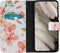 iMoshion Hoesje Geschikt voor Google Pixel 8 Hoesje Met Pasjeshouder - iMoshion Design Softcase Bookcase - Meerkleurig / Blossom Watercolor White