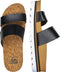 Reef Cushion Bounce Vista Hi - Dames Slippers - Wijdte G - Zwart - Maat 38.5