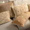 Dutch Decor DUUK - Sierkussen 30x50 cm - Tofu - beige met goud - Inclusief binnenkussen
