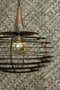 PTMD Norris Copper Metal Hanging Lamp Layers Round
