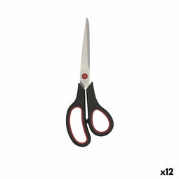 Keukenschaar Quid Rico Zwart Rood Metaal 21 cm (12 Stuks)