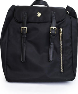 US POLO ASSN. Houston Rugzak - 14,26 liter - Kunstleer - Zwart