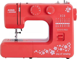 Maszyna do szycia JANOME Juno E1015 Czerwony