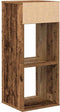 vidaXL - Boekenkast - 34x31x80 - cm - bewerkt - hout - oud - houtkleurig