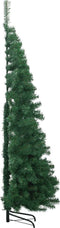 vidaXL - Kunstkerstboom - hoek - 180 - cm - PVC - groen