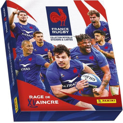 Collector Box Rugby Team van Frankrijk-Rage de Vaincre 1 Album + 18 Zakken + 3 Kaarten Limited Edition - PANINI
