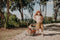 Olli Ella Rotan Wonder wagen - Naturel - Trekkar