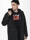 Only & Sons Onsklaus - Gewatteerde Winter Parka - Afritsbare capuchon - Zwart - Maat L