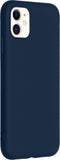 iMoshion Hoesje Geschikt voor iPhone 11 Hoesje Siliconen - iMoshion Color Backcover - Donkerblauw