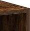 vidaXL - Hangkast - 40x29,5x60 - cm - bewerkt - hout - gerookt - eikenkleurig
