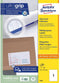 Avery 3478 - Multi-Function Labels - 210x297mm - 100 etiketten (100 vellen)