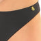 Iconic Bottom - Brazilian - Gouden hangertje - Zwart (XL)